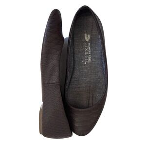 Dr Scholl’s Georgie Brown Python Flats Shoe Size 6